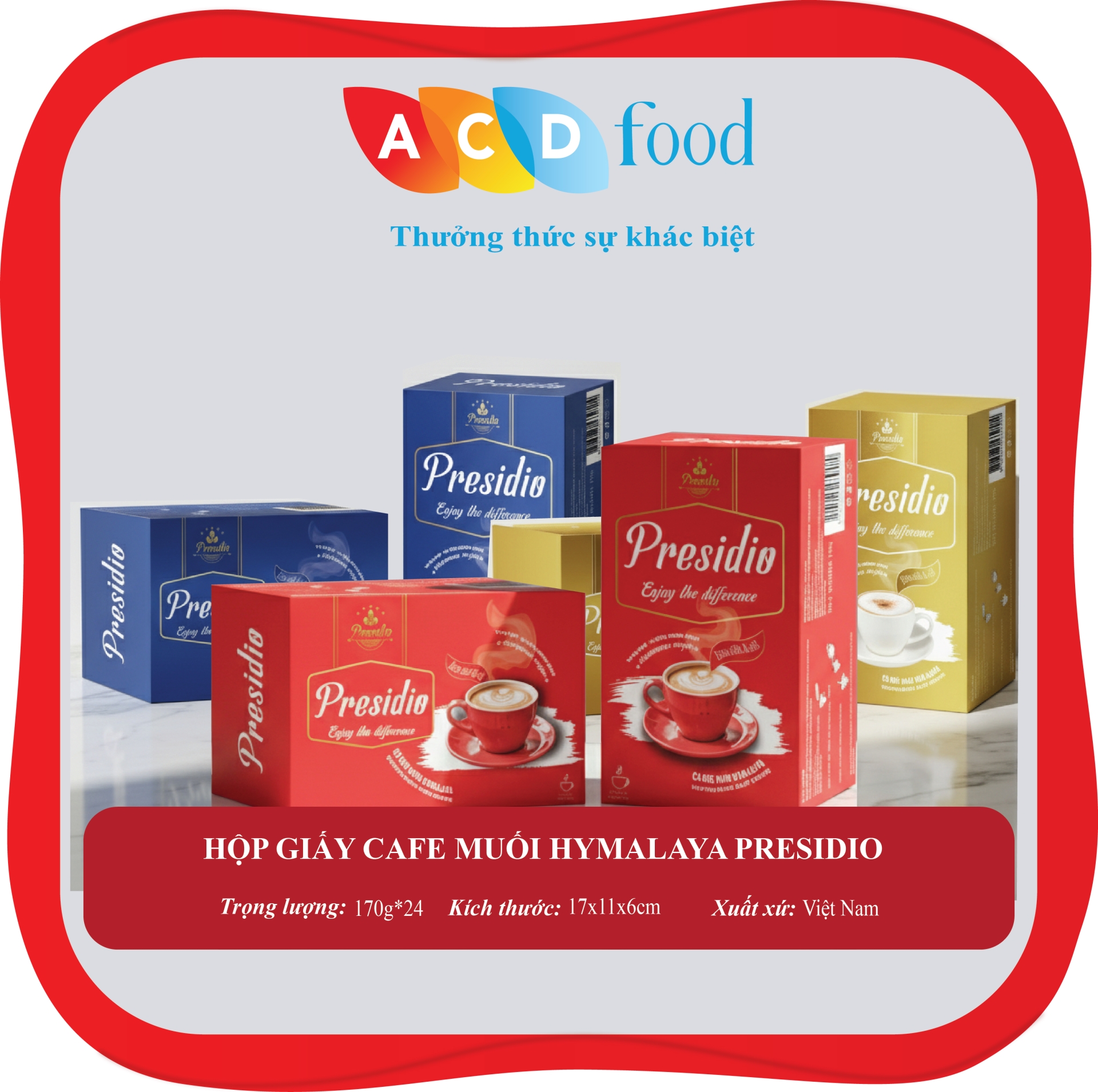 HỘP GIẤY CÀ PHÊ MUỐI HYMALAYA PRESIDIO